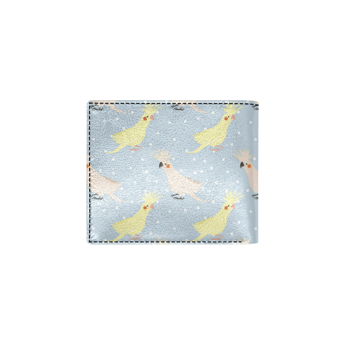 Cockatiel Pattern Print Design 03 Men's ID Card Wallet