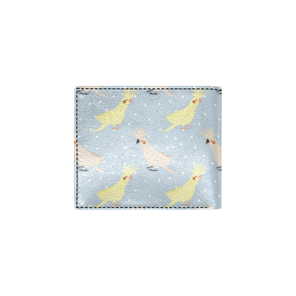 Cockatiel Pattern Print Design 03 Men's ID Card Wallet