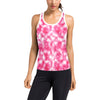 Tie Dye Pink Print Design LKS304 Women's Racerback Tank Top