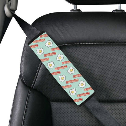 Bacon Sausage Pattern Print Design 01 Car Seat Belt Cover