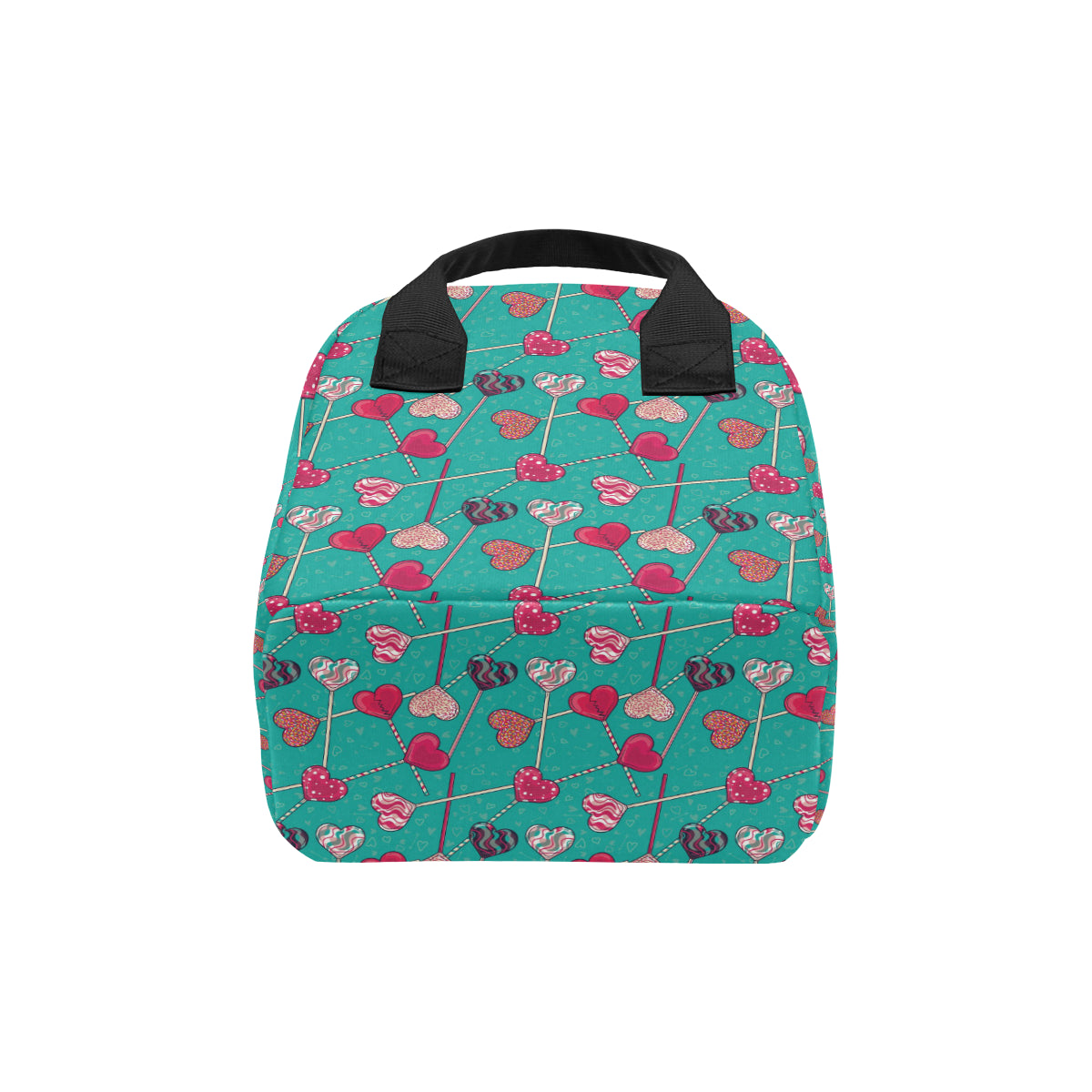 Lollipop Pattern Print Design LL01 Insulated Lunch Bag