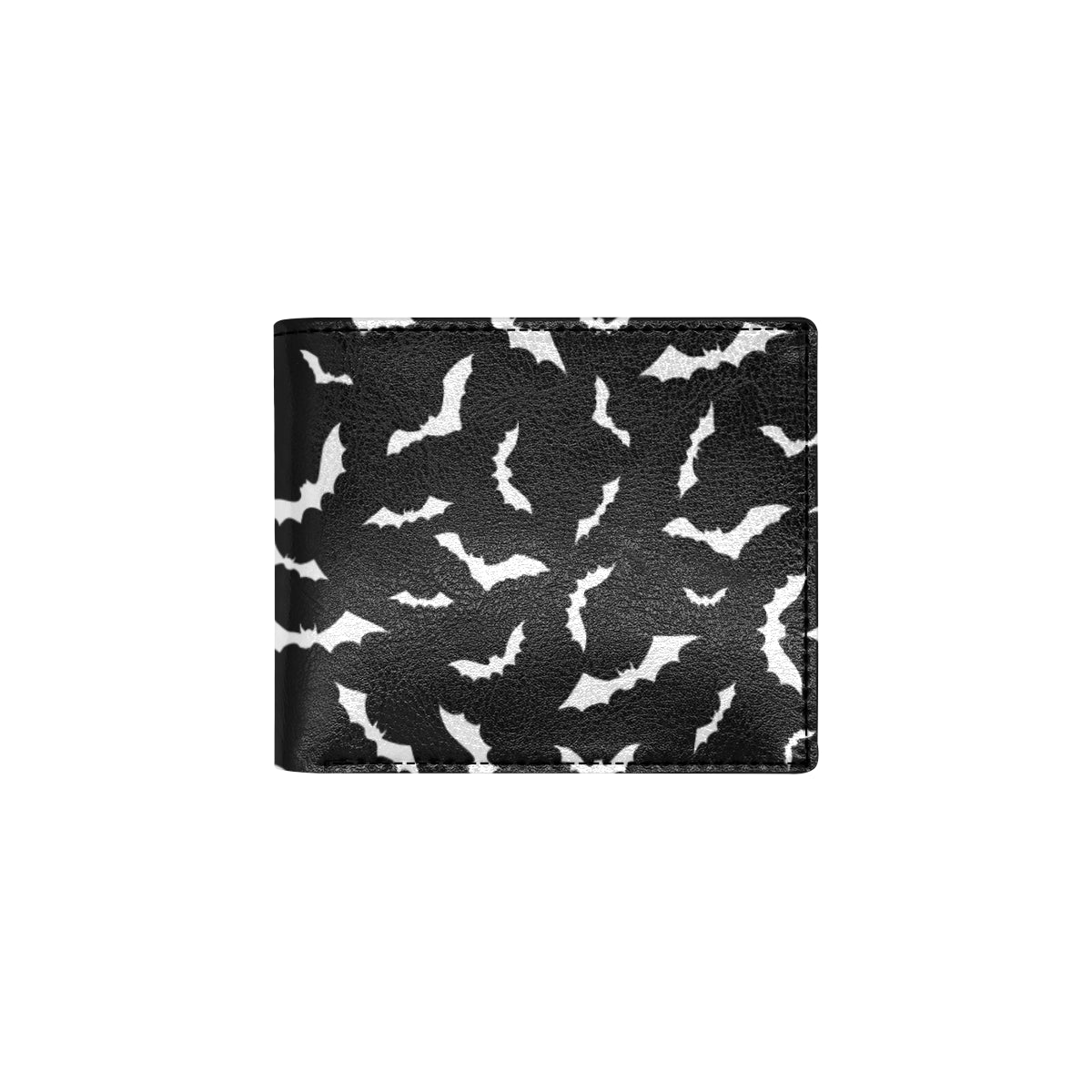 Bat Pattern Print Design 05 Men's ID Card Wallet