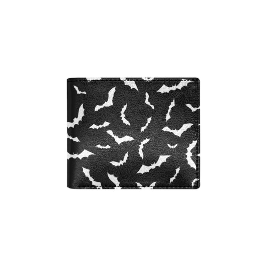 Bat Pattern Print Design 05 Men's ID Card Wallet