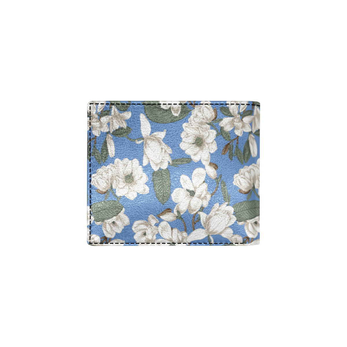 Magnolia Pattern Print Design 01 Men's ID Card Wallet