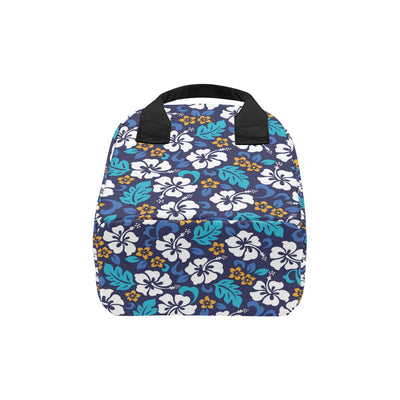 Hibiscus Pattern Print Design HB030 Insulated Lunch Bag