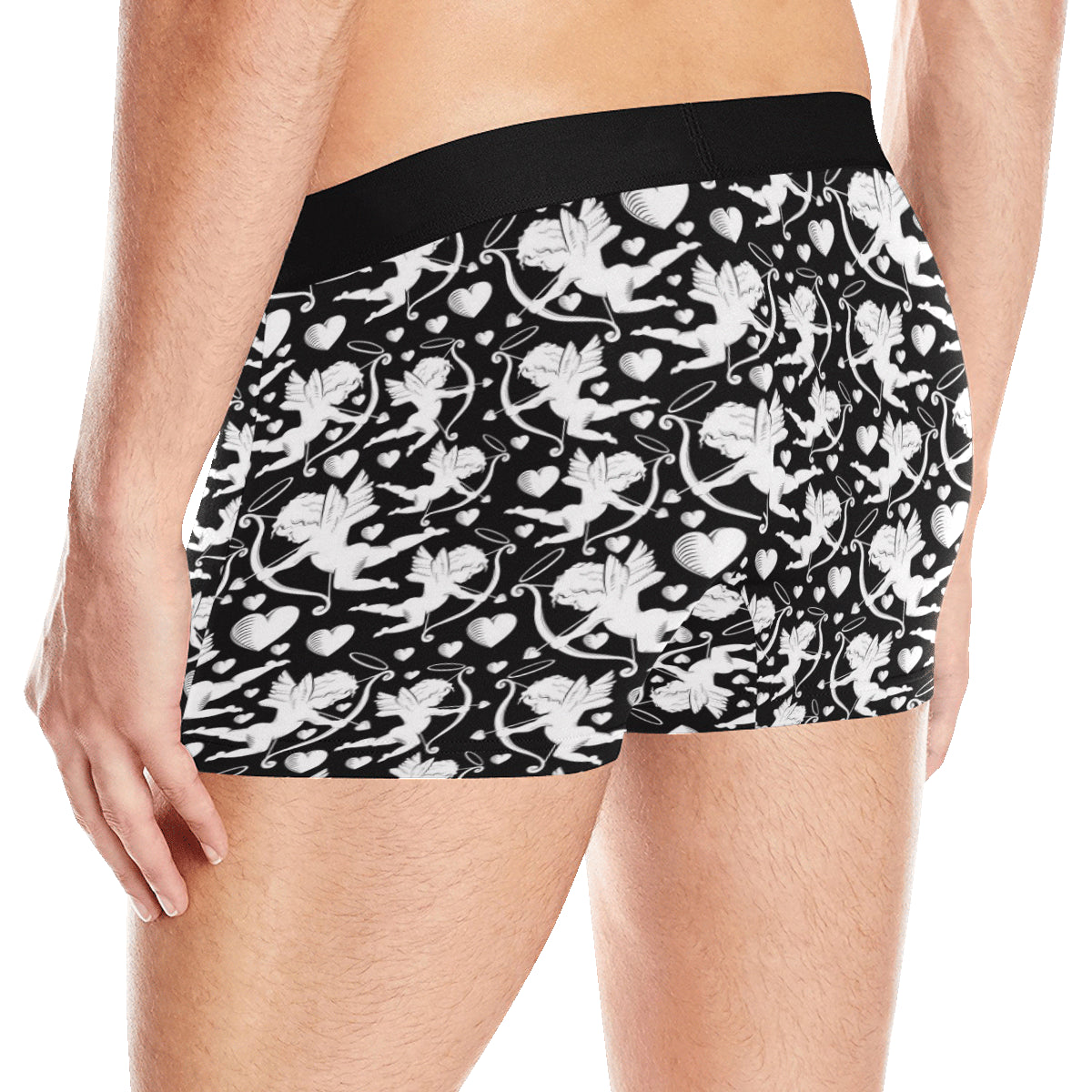 Cupid Pattern Print Design 04 Men's Boxer Briefs
