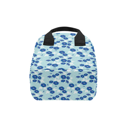 Morning Glory Pattern Print Design MG07 Insulated Lunch Bag