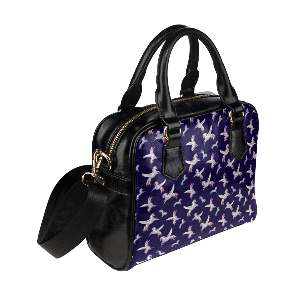 Pegasus Pattern Print Design 02 Shoulder Handbag