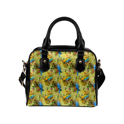 Parrot Pattern Print Design A02 Shoulder Handbag