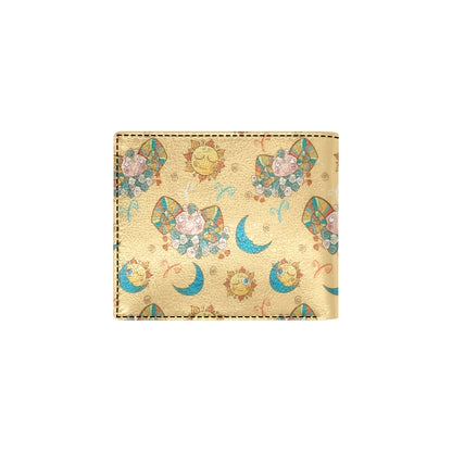 Aries Zodiac Pattern Print Design 03 Men's ID Card Wallet