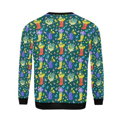 Gardening Pattern Print Design G08 Men Long Sleeve Sweatshirt