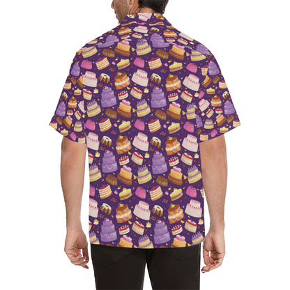 Cake Pattern Print Design 05 Men's Hawaiian Shirt