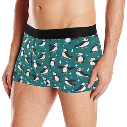 Puffin Pattern Print Design A05 Men's Boxer Briefs