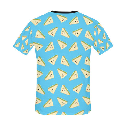 Sandwich Emoji Print Design LKS305 Men's All Over Print T-shirt