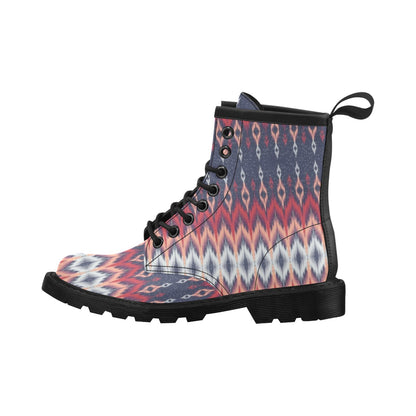 Ikat Print Design LKS401 Women's Boots