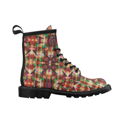 Tie Dye Print Design LKS301 Women's Boots