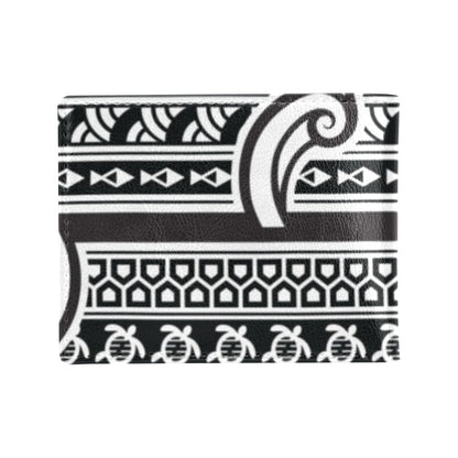 Samoan Style Print Design LKS305 Men's ID Card Wallet