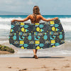 Science Print Design LKS301 Beach Towel 32" x 71"