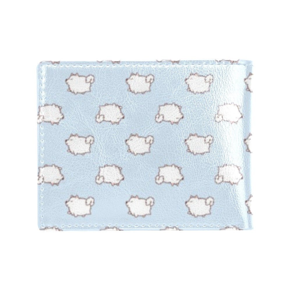 Samoyeds Print Design LKS301 Men's ID Card Wallet