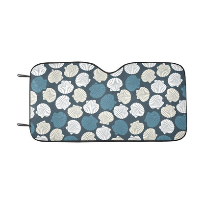 Seashell Print Design LKS3013 Car front Windshield Sun Shade