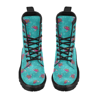 Sea Turtle Pattern Women's Boots