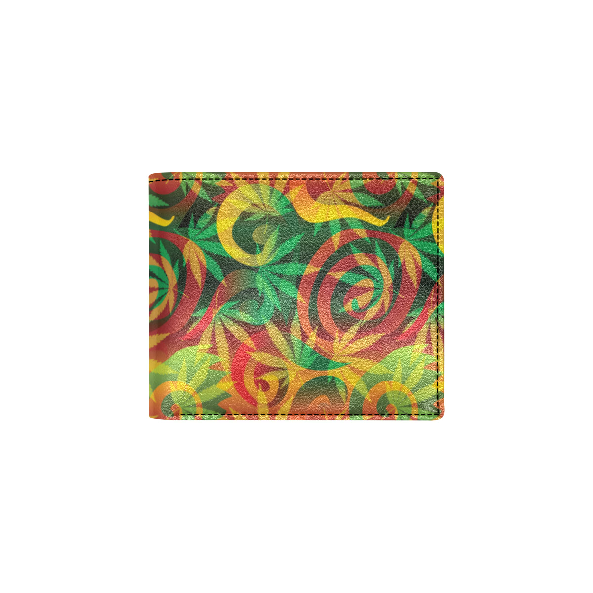 Rastafarian Pattern Print Design A01 Men's ID Card Wallet