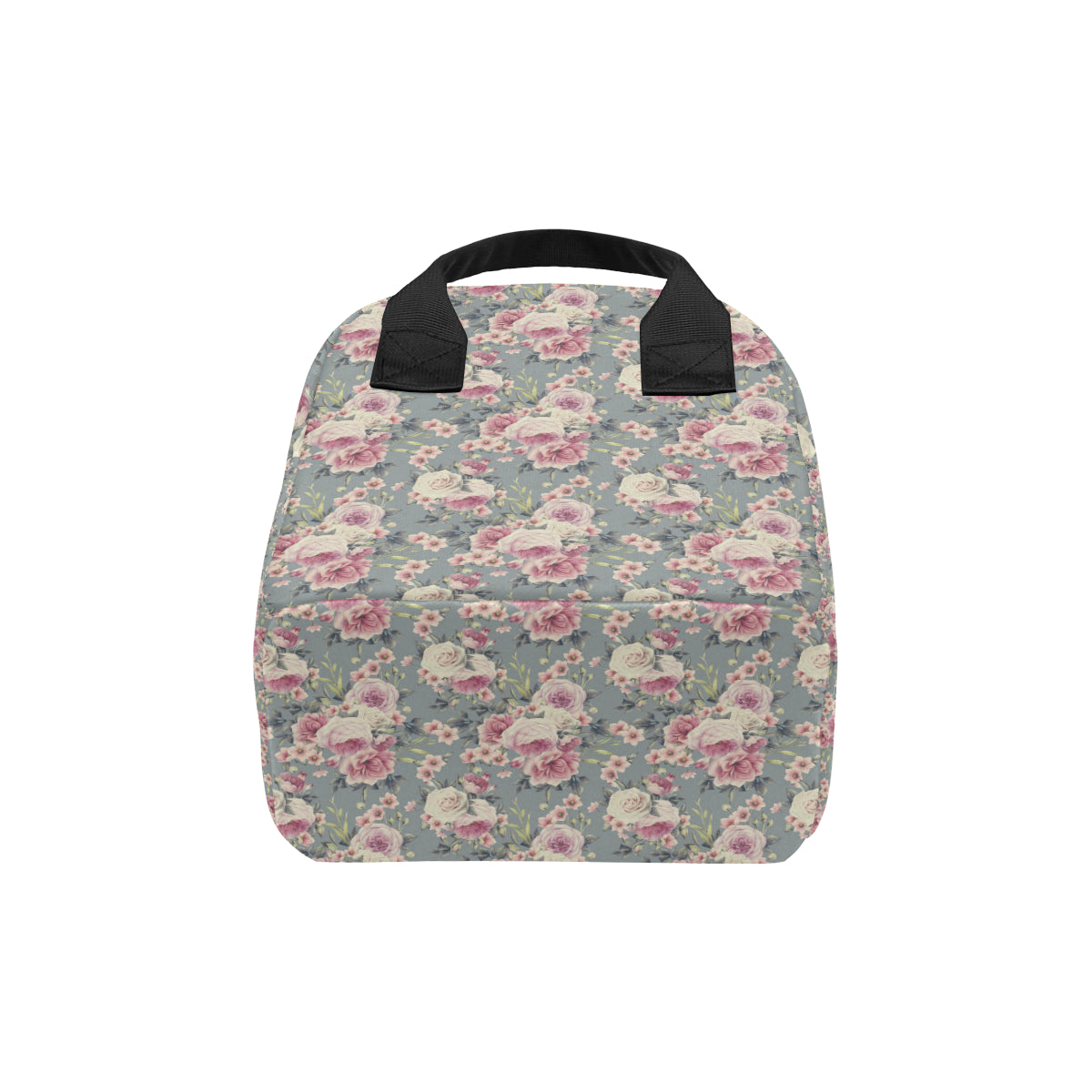 Peony Pattern Print Design PE05 Insulated Lunch Bag