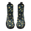 Gold Sun Moon Face Women's Boots