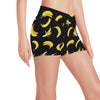 Banana Pattern Print Design BA05 Yoga Shorts