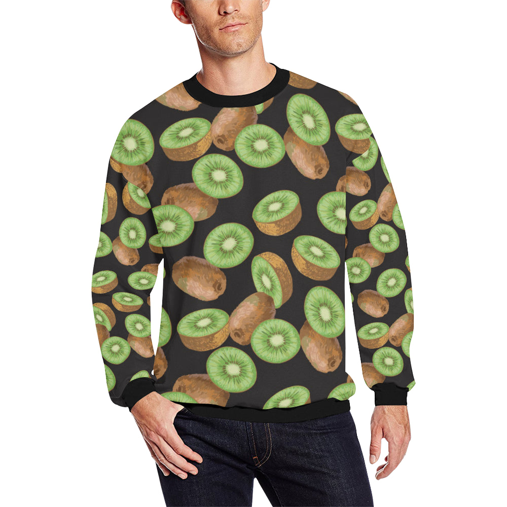 Kiwi Pattern Print Design KW03 Men Long Sleeve Sweatshirt