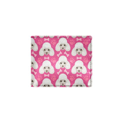 Poodle Pattern Print Design A04 Men's ID Card Wallet