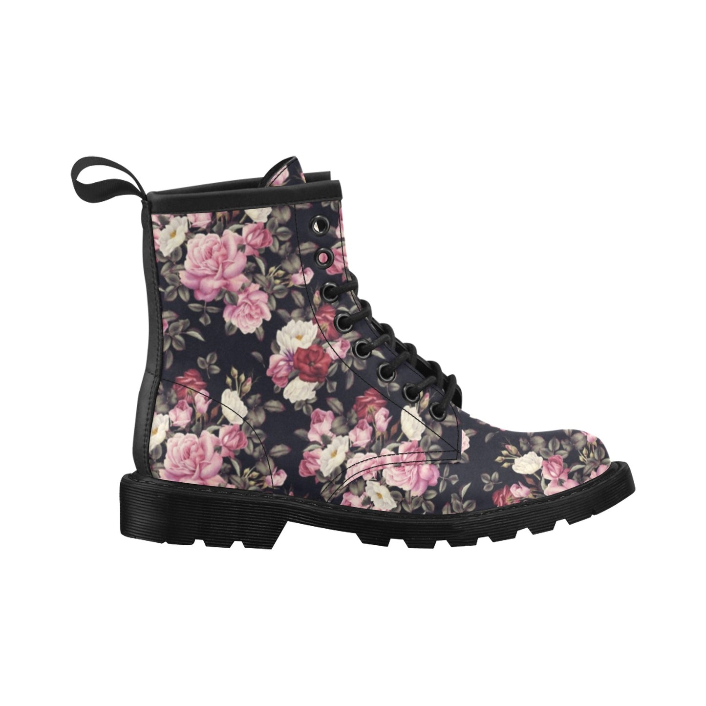 Rose Pattern Women's Boots