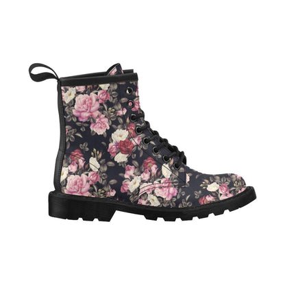 Rose Pattern Women's Boots
