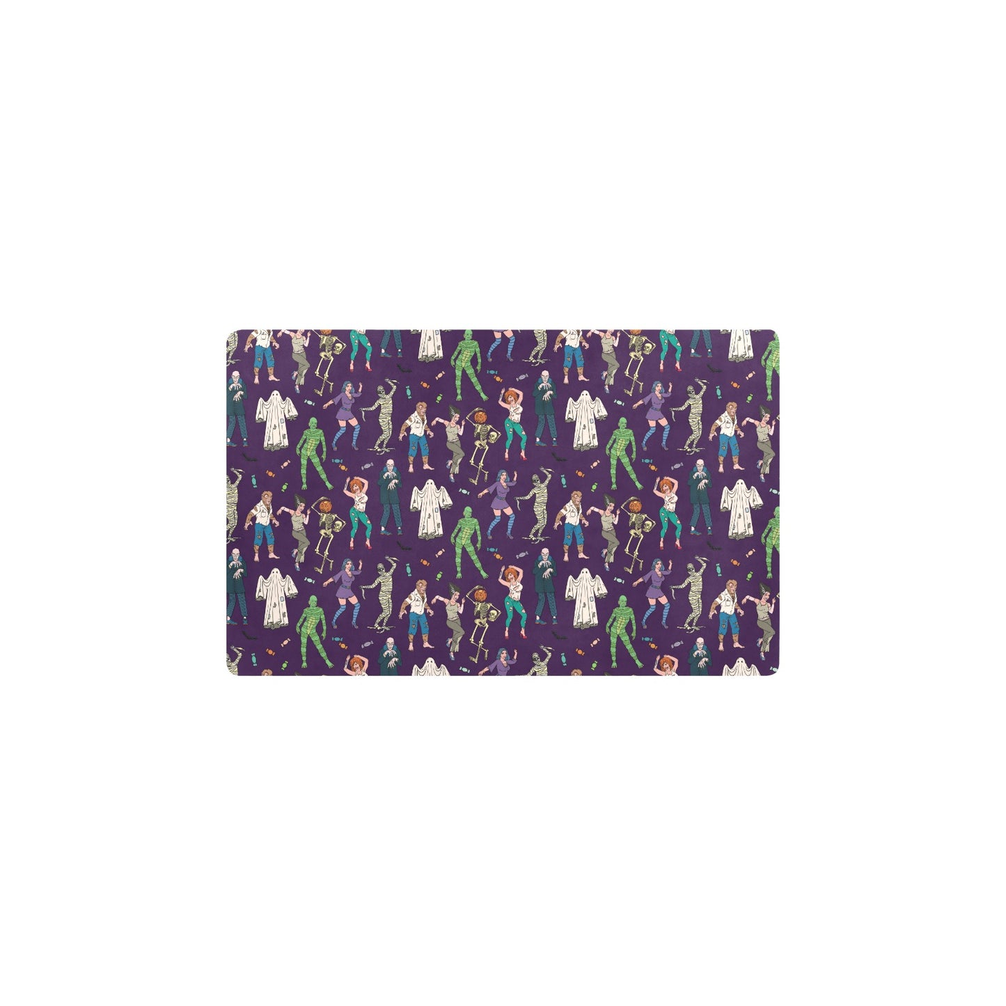 Creepy Zombie Print Design LKS302 Kitchen Mat