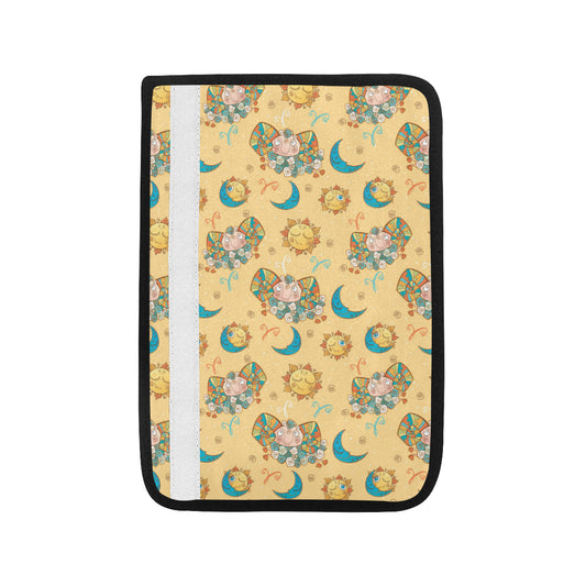 Aries Zodiac Pattern Print Design 03 Car Seat Belt Cover