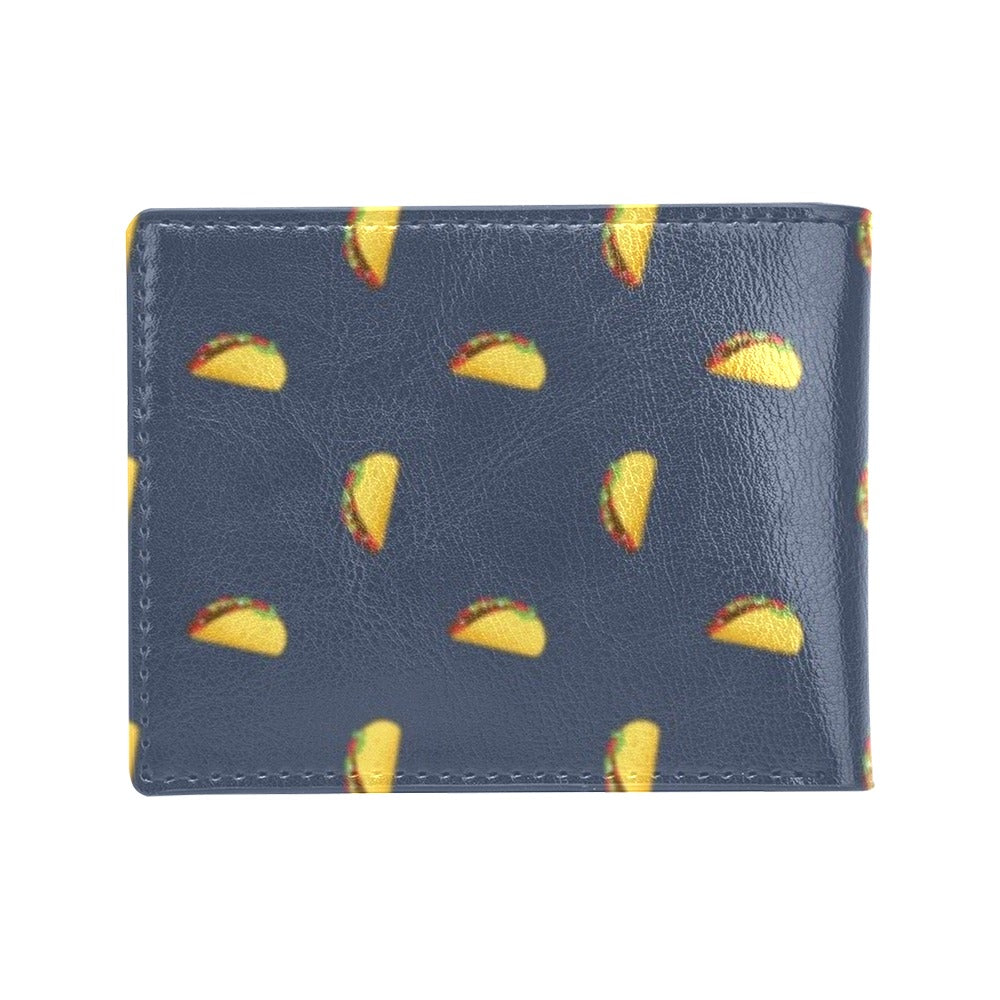 Taco Print Design LKS305 Men's ID Card Wallet