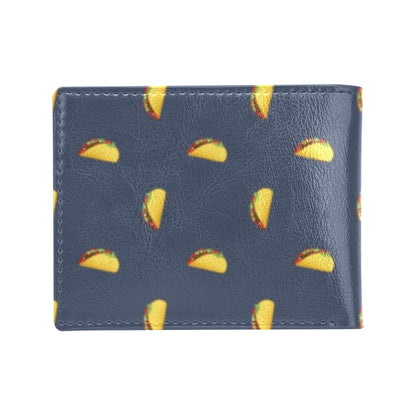 Taco Print Design LKS305 Men's ID Card Wallet