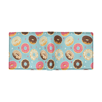 Donut Pattern Print Design DN04 Men's ID Card Wallet