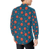 Basketball Pattern Print Design 02 Men's Long Sleeve Shirt