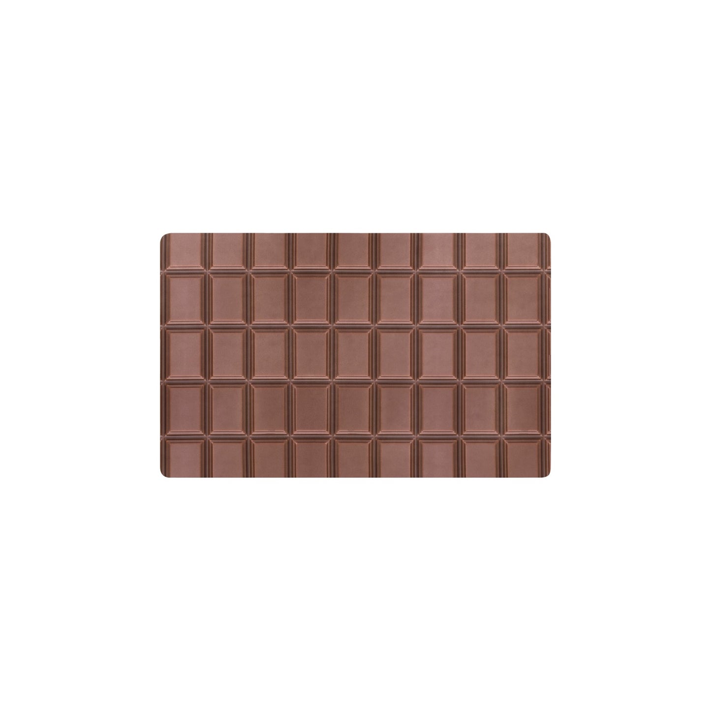 Chocolate Pattern Print Design 03 Kitchen Mat