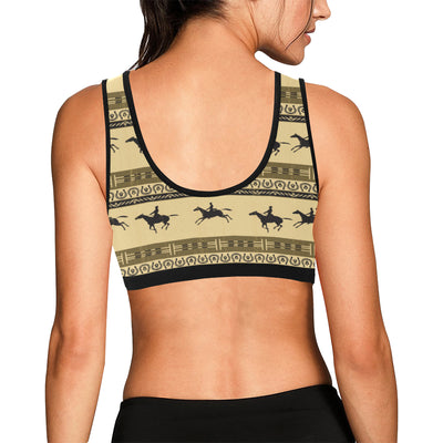 Horse Pattern Prnt Sports Bra