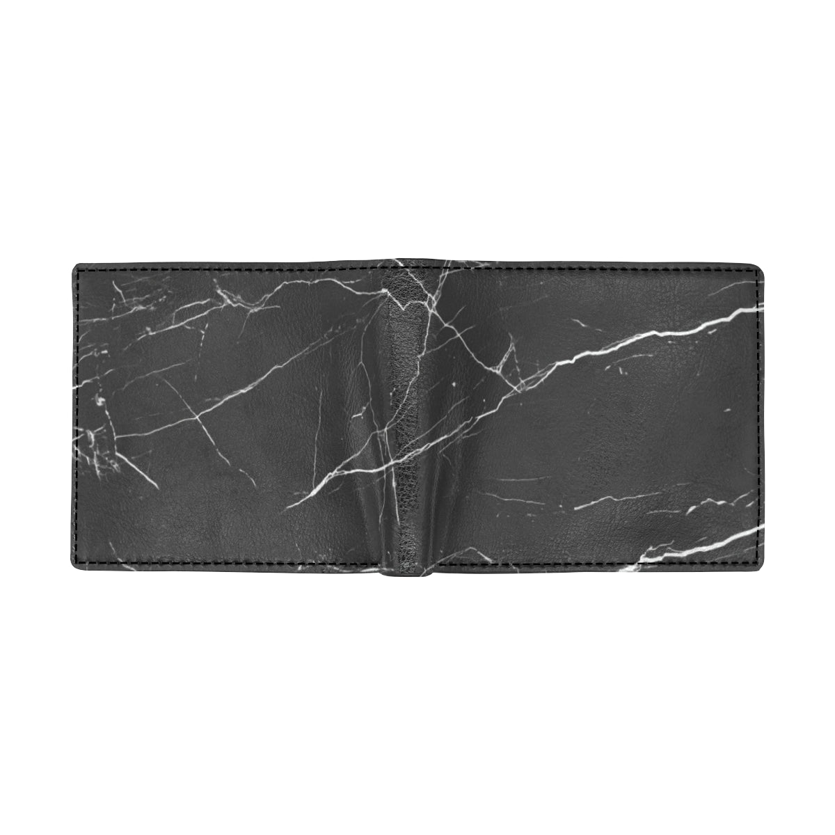 Marble Pattern Print Design 04 Men's ID Card Wallet