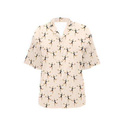 Cheerleader Pattern Print Design 03 Women's Hawaiian Shirt