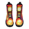 Vortex Twist Swirl Flame Themed Women's Boots