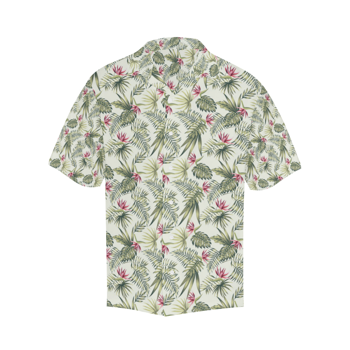Bird Of Paradise Pattern Print Design 04 Men's Hawaiian Shirt