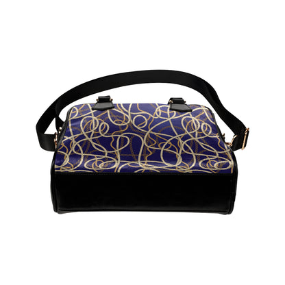 Rope Pattern Print Design A01 Shoulder Handbag