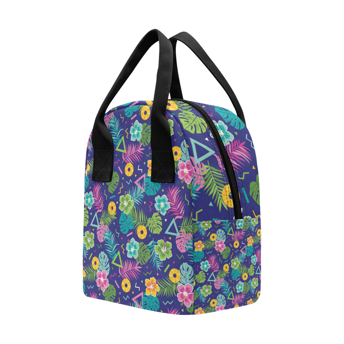 Hawaiian Themed Pattern Print Design H014 Insulated Lunch Bag