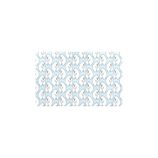 Polar Bear Pattern Print Design PB08 Kitchen Mat