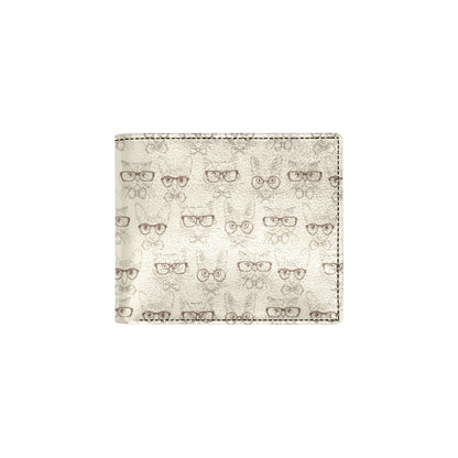 Cat Pattern Print Design 02 Men's ID Card Wallet