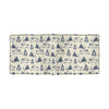 Campfire Pattern Print Design 01 Men's ID Card Wallet